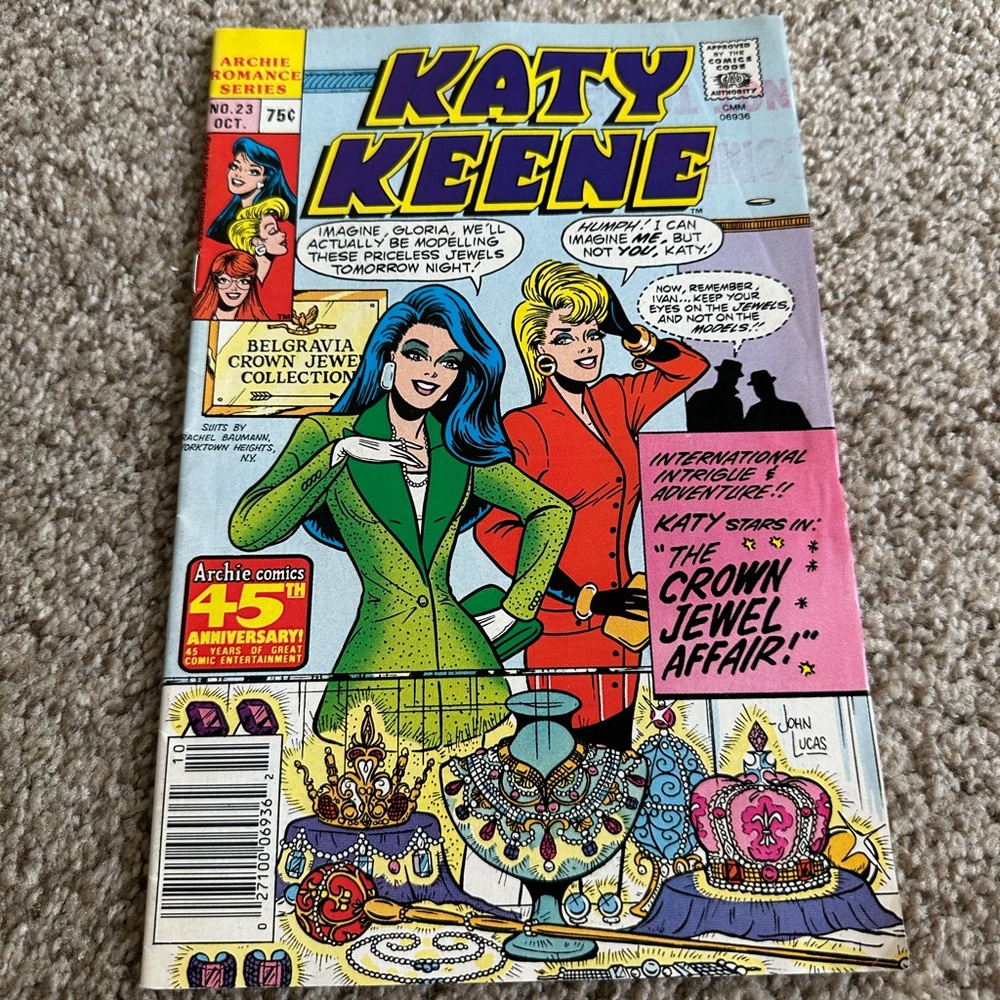 Archie Romance Series: Katy Keene N.23 Oct 1986